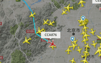 探索 flightradar24 航班动态